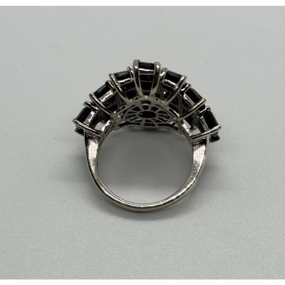 925 STERLING SILVER TOURMALINE RING SIZE 5.5